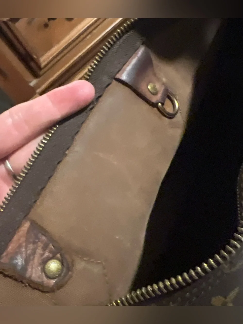 Authentic LOUIS VUITTON Speedy 35 Monogram Boston Hand Bag Purse